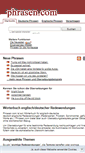 Mobile Screenshot of phrasen.com