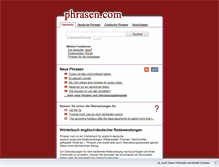 Tablet Screenshot of phrasen.com